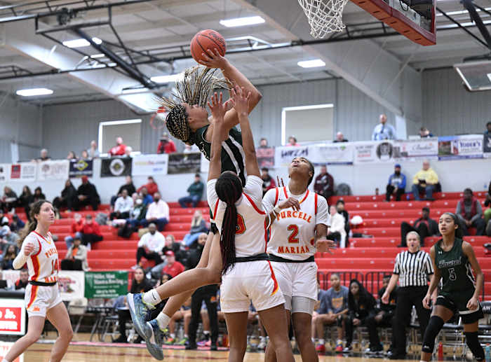 Purcell Marian vs Laurel girls basketball Jeff Harwelll1